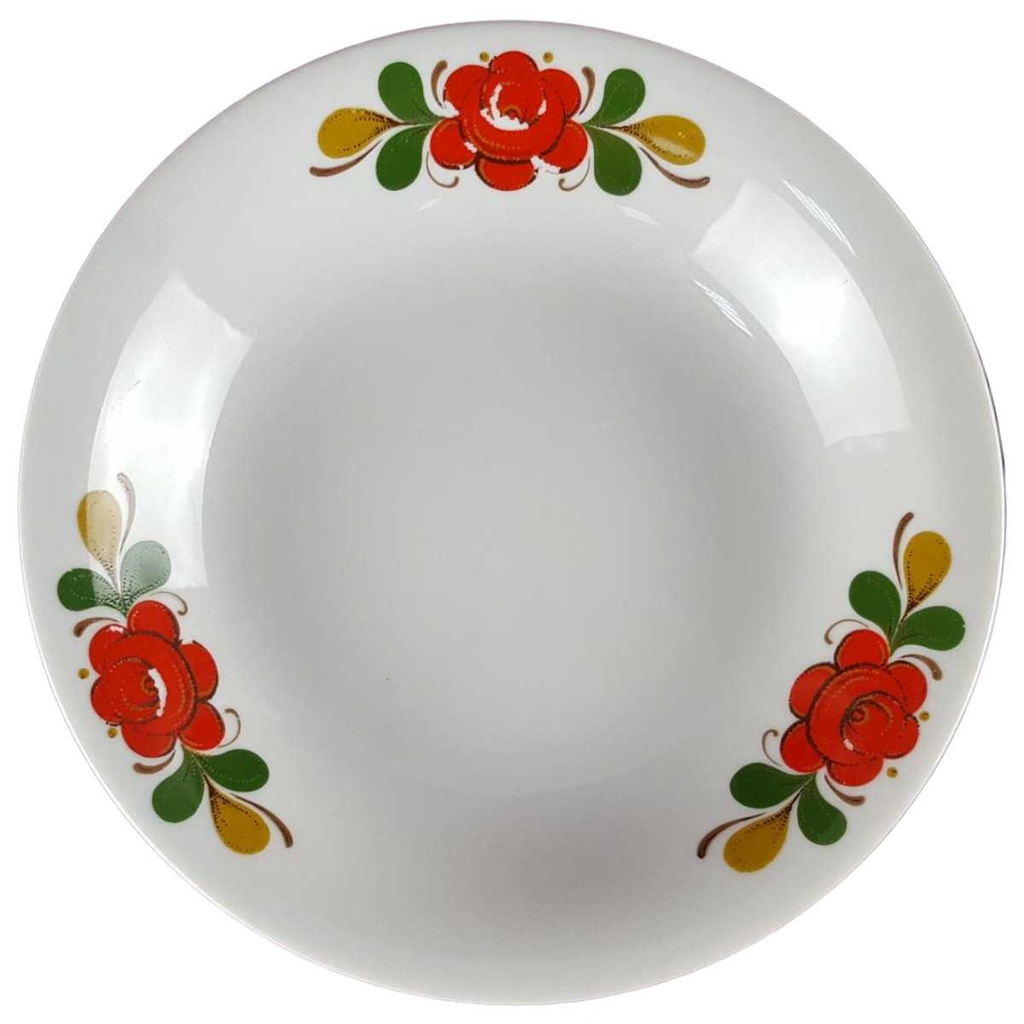 [458142364] Suppenteller 22 cm Winterling Kirchenlamitz Retrodekore Blumen gebraucht - akzeptabel