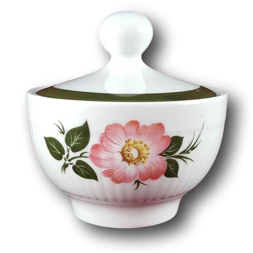 [458142369] Zuckerdose Winterling Kirchenlamitz Relief Blumendekor Blumen