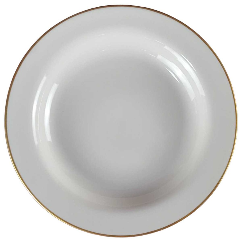 [458142406] Suppenteller Goldrand 22,5 cm Eschenbach Rita W308 gebraucht - gut