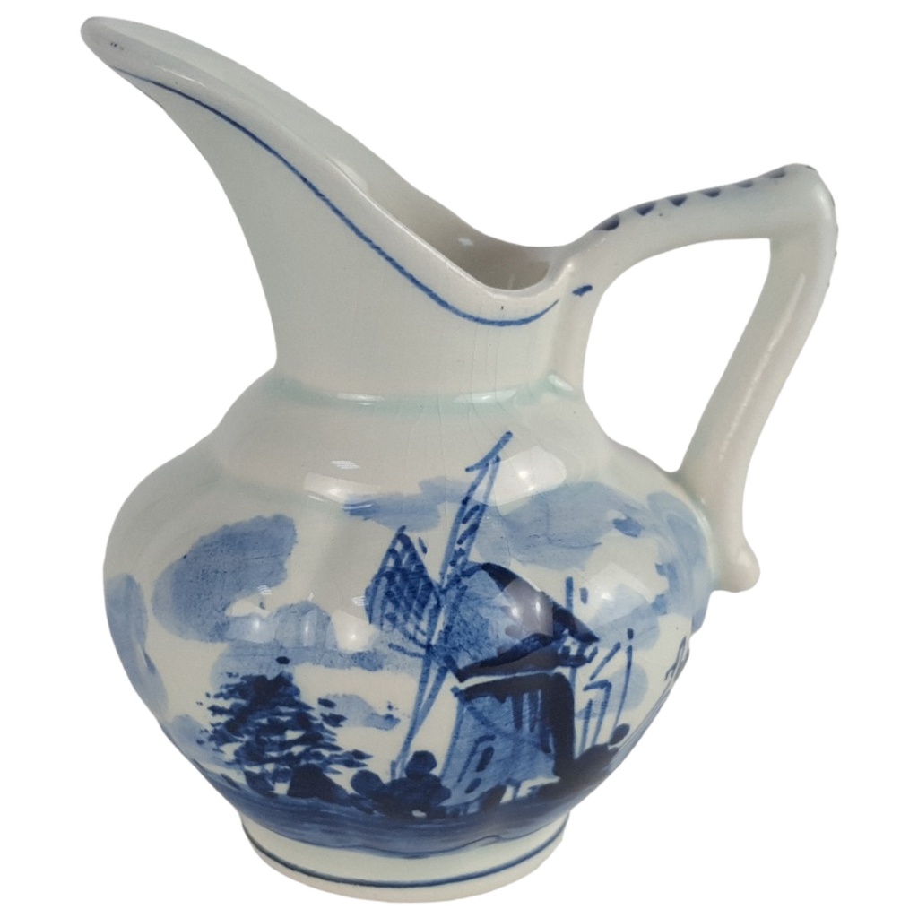 [458142467] Delfts Holland Keramik Milchkännchen H 8,5 cm