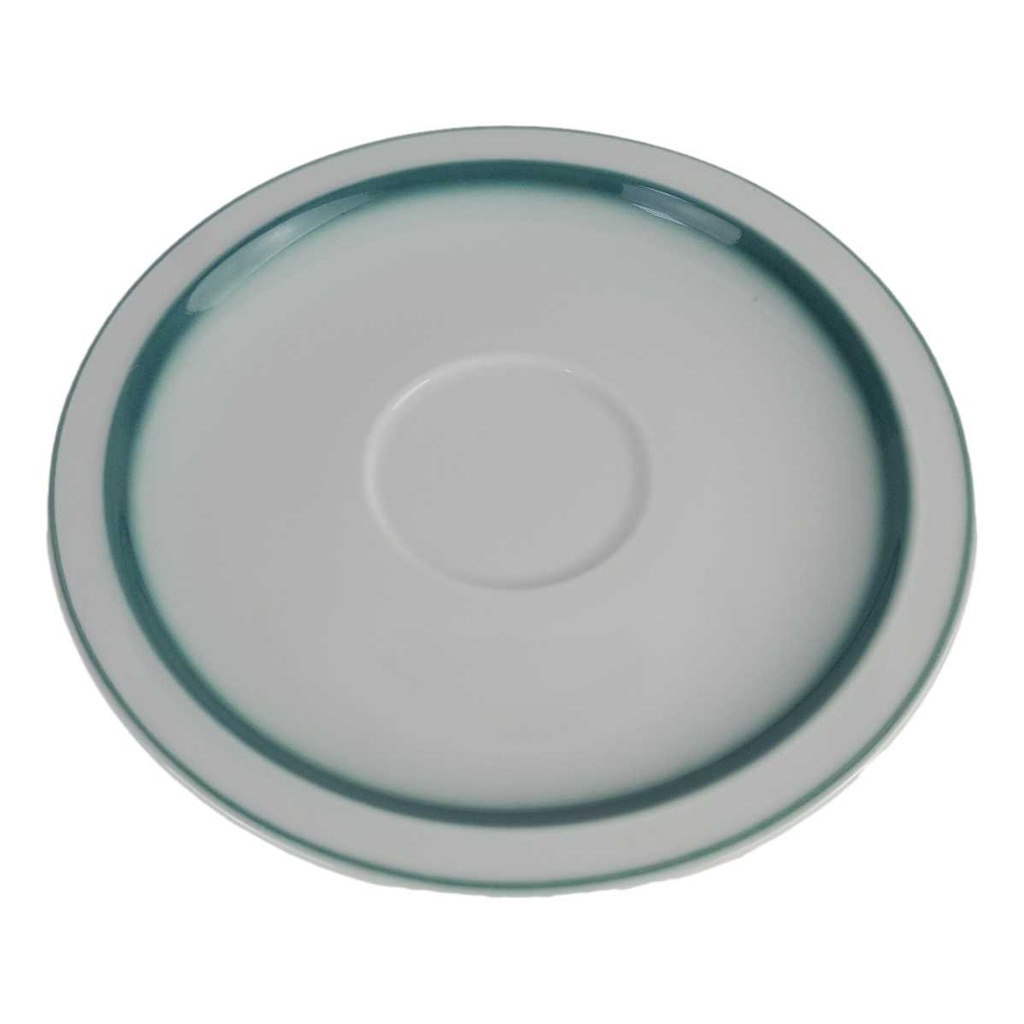 [458142677] Untertasse 15,1 cm Melitta Berlin Pastellgrün gebraucht - gut