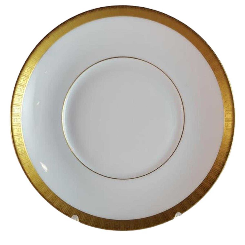 [45814393] Untertasse für Suppe Goldrand Golddekor 16,7 cm Eschenbach Alte Formen W5945 gebraucht - sehr gut