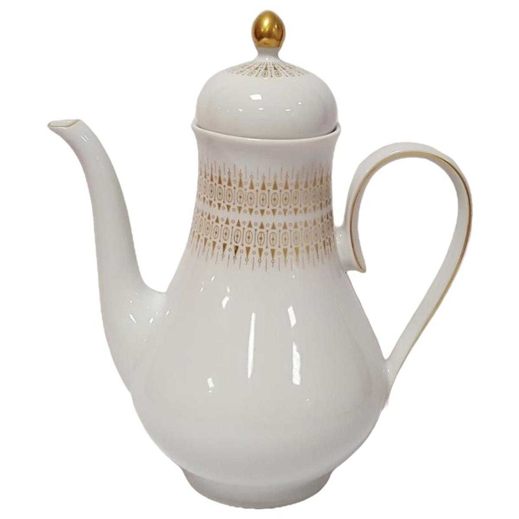 [45814551] Kaffeekanne Kanne Golddekor 1,4 L Eschenbach Weiß gebraucht - sehr gut