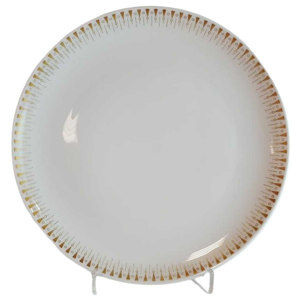 [45814553] Kuchenteller Dessertteller Frühstücksteller Golddekor 18,9 cm Eschenbach Weiß gebraucht - gut