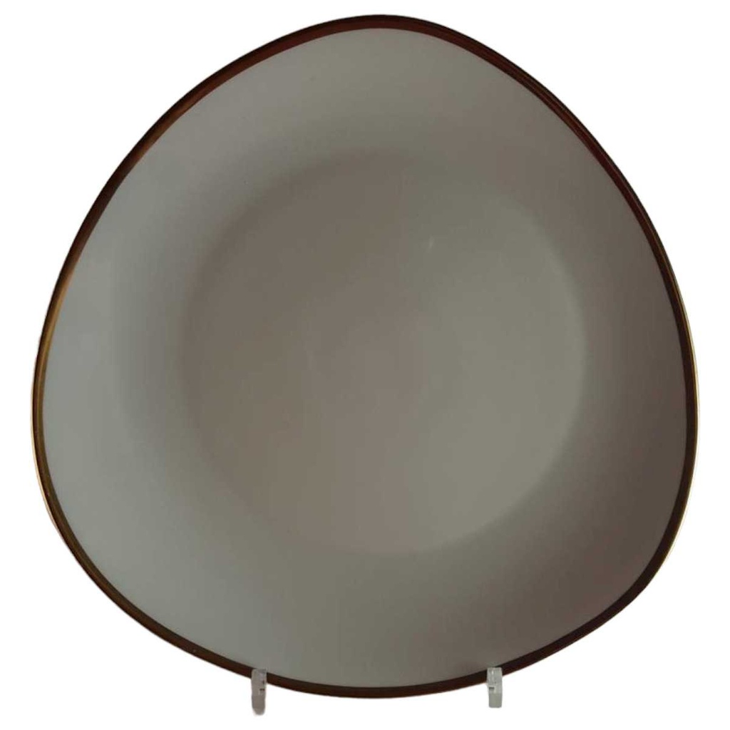 [45814648] Tortenplatte Tortenständer Goldrand Mitterteich Form 22862 5 mm Bavaria gebraucht - gut