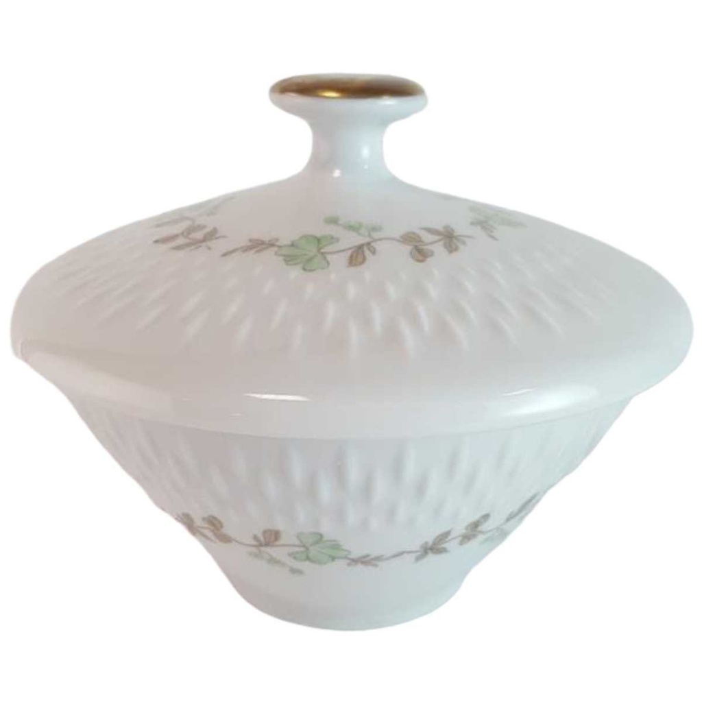 [45814939] Zuckerdose Goldrand Edelstein Bavaria Blumendekor 24179 Blumen gebraucht - sehr gut