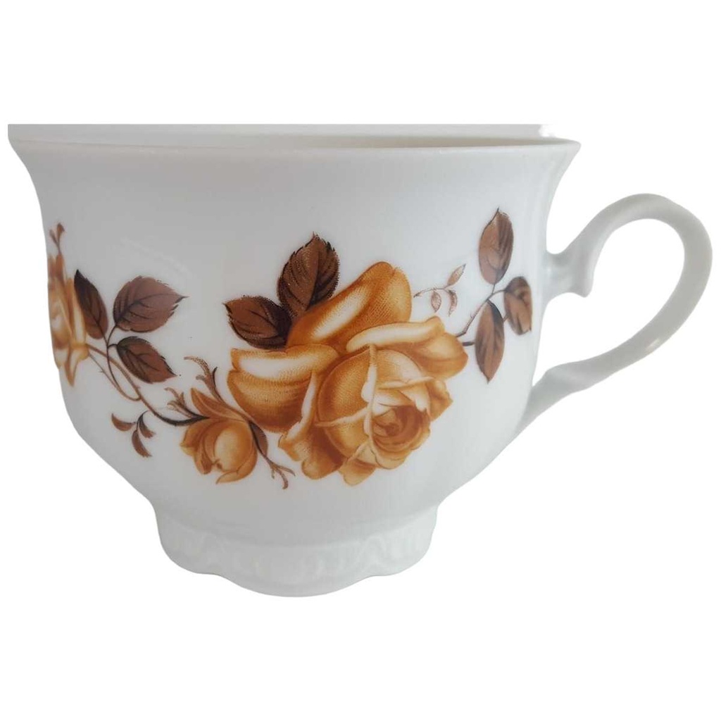 [4581507] Kaffeetasse Tasse Mitterteich Form 110 Braune Rose gebraucht - sehr gut