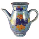 Teekanne mit Deckeltasse Tasse 1,45 L Waechtersbach Blumen Blau gebraucht - akzeptabel