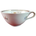 Teetasse Tasse Goldrand Schirnding Bavaria Blumendekor Blumen gebraucht - gut