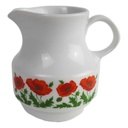 Milchkännchen Bareuther Waldsassen Unbestimmte Formen Form 212 Mohnblume Motiv gebraucht - sehr gut
