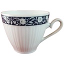 Kaffeetasse Tasse Schaller Rheinpfalz blaues Band Rillenoptik Blau gebraucht - sehr gut