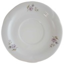 Untertasse für Kaffee 14,4 cm Arzberg Corso lila Blüten gebraucht - sehr gut
