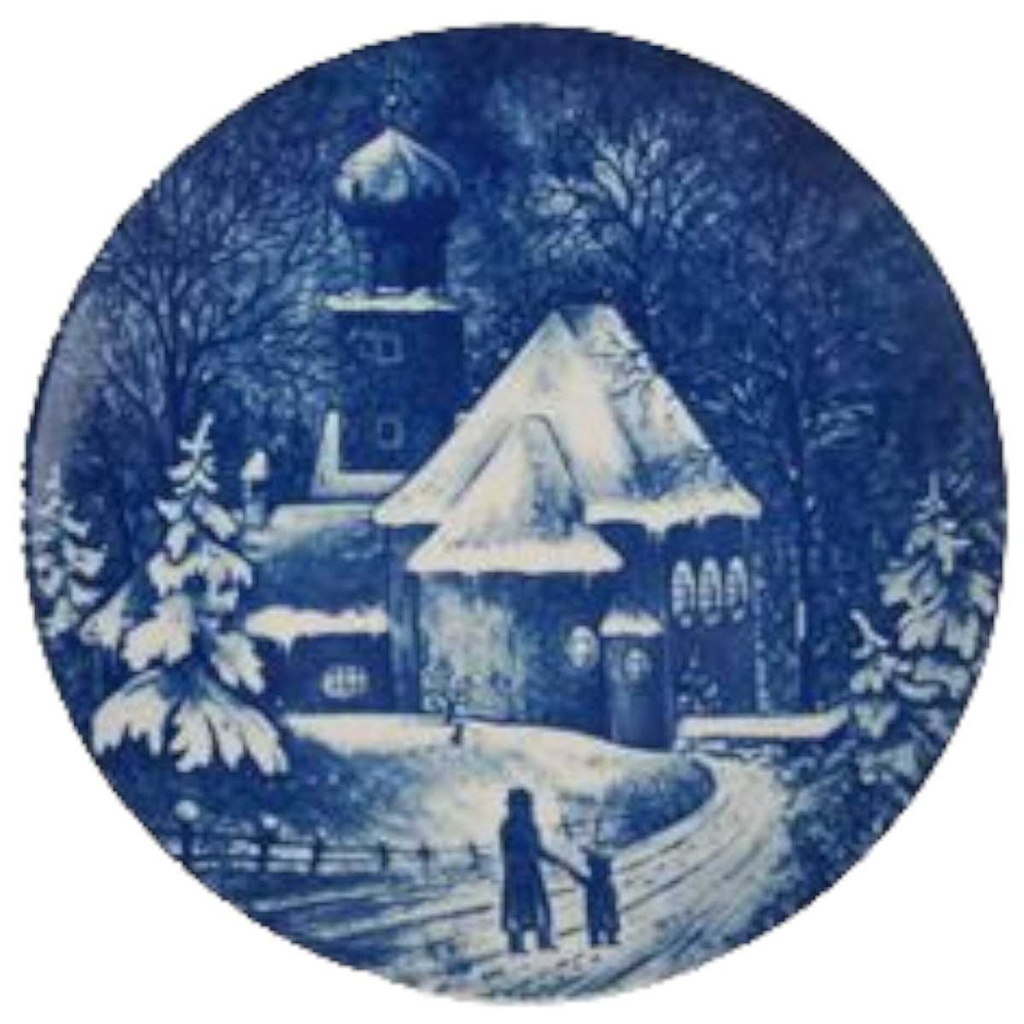 [45815388] Wandteller Sammelteller Royal Bavaria 1976 Kirche von Kochel am See gebraucht - sehr gut