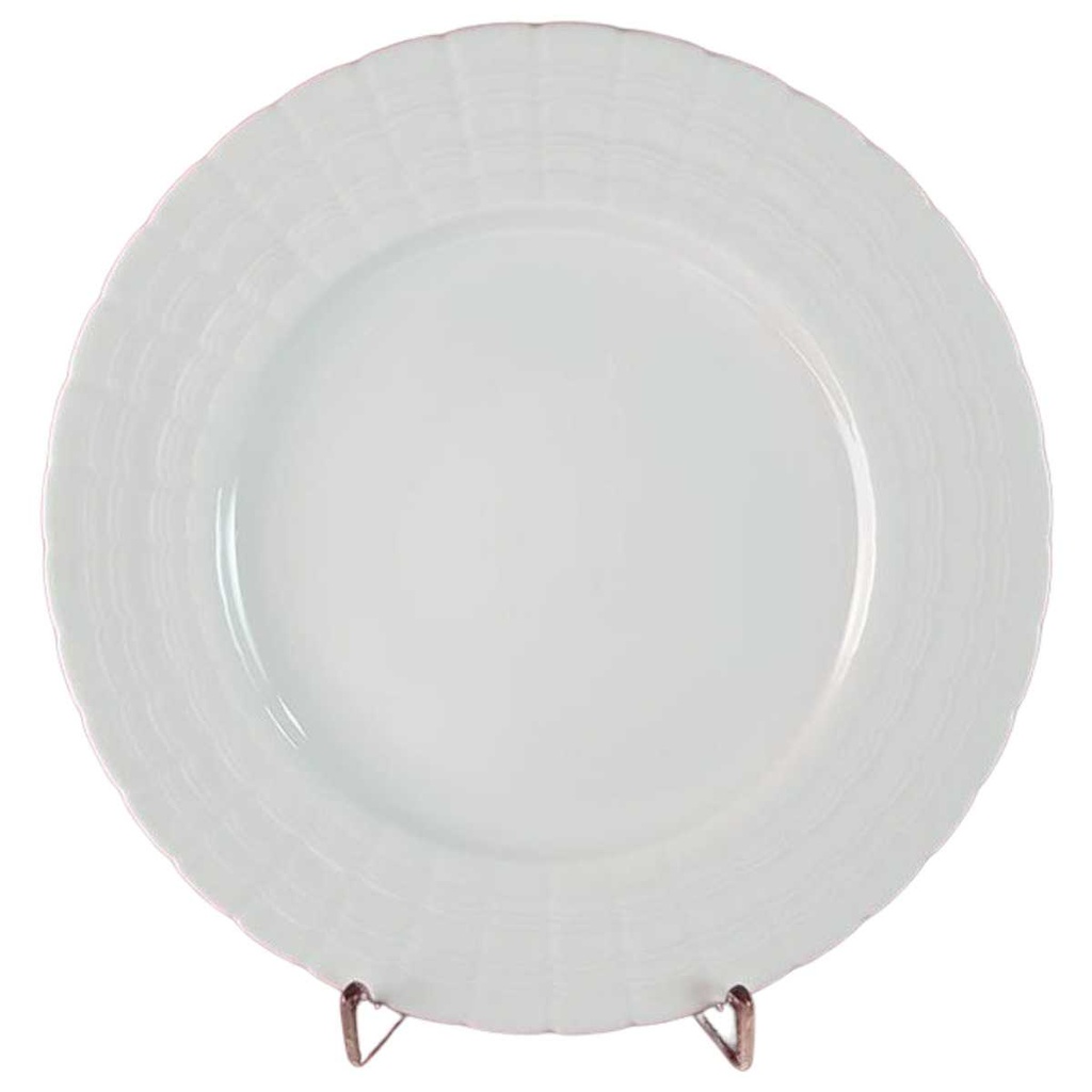 [45815454] Kuchenteller Dessertteller Frühstücksteller 20 cm Hutschenreuther Lucina Weiß gebraucht - gut