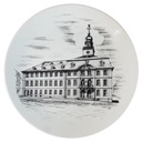 Wandteller Sammelteller Altes Rathaus Geburtsstätte Saarbrücken D 24,3 cm