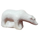 Bär Figur Porzellan Deko L 13,5 cm