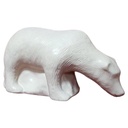 Bär Figur Porzellan Deko L 13 cm