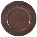 Kuchenteller Dessertteller Frühstücksteller 21,3 cm Waechtersbach ReaLife Basic Equipment braun gebraucht - gut