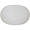 Servierplatte Speiseplatte Fleischplatte Steakplatte Goldrand 38,5x27 cm Tirschenreuth Dekor 5042 gebraucht - gut