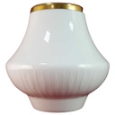 Vase Dekorative Goldrand 12,4 cm Zeh Scherzer Einzelteile Weiß Bavaria gebraucht - gut