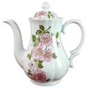 Kaffeekanne Kanne 0,9 L Retsch Wunsiedel Violett Blumendekor Blumen gebraucht - sehr gut