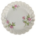 Konfektschale Teebeutelablage Gebäckschälchen 11 cm Haviland Limoges Torse Rosendekor gebraucht - sehr gut