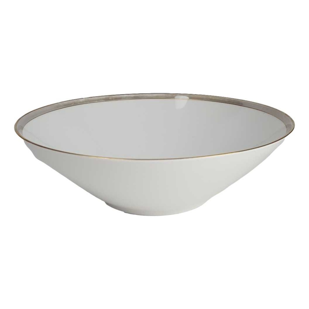 Schüssel Goldrand 22,3 cm Edelstein Bavaria Grauband 21499 gebraucht - gut