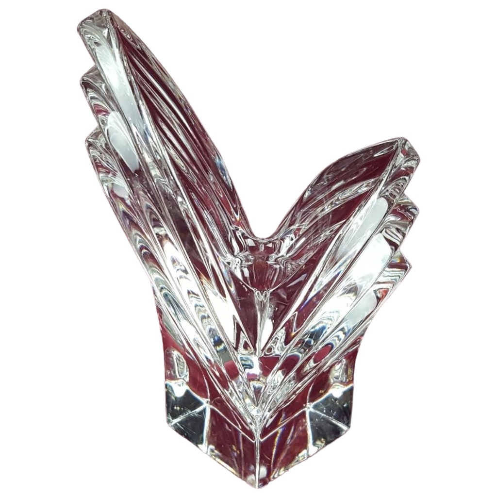 Kerzenhalter Kerzenständer Glas H 13 cm