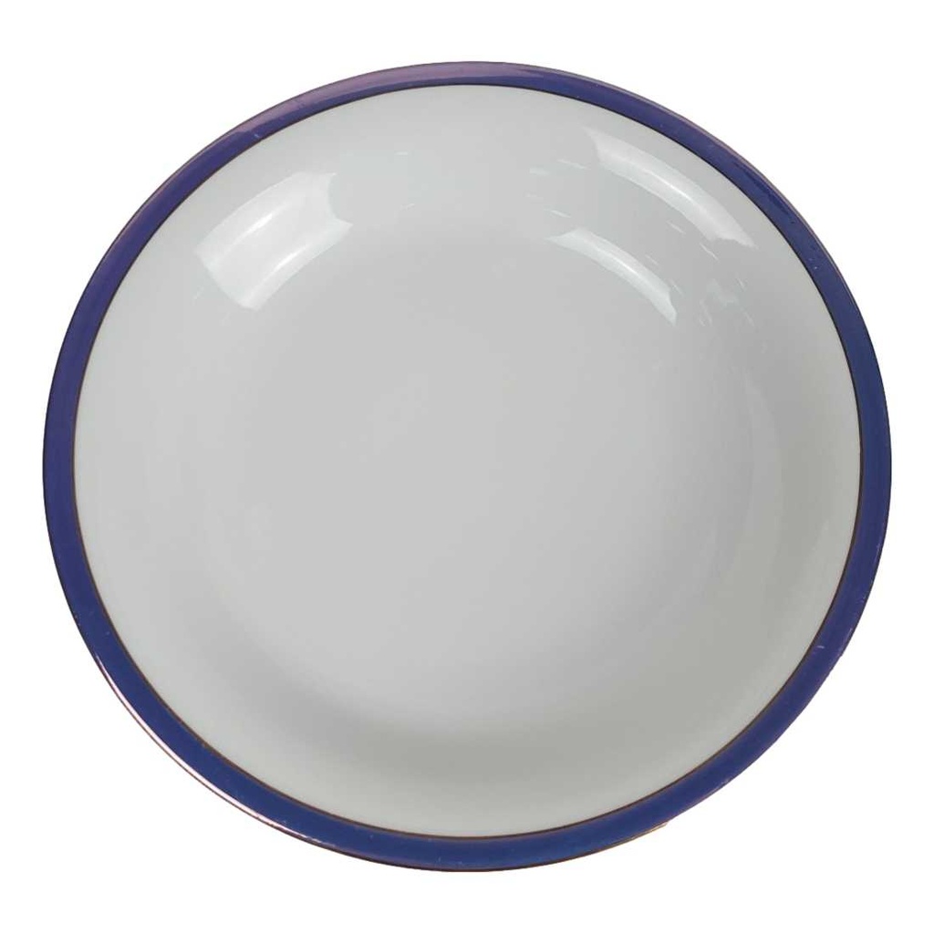 [458164292] Suppenteller Dessertteller 22,3 cm Mitterteich Blau gold gebraucht - gut