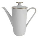 Kaffeekanne Goldrand 1,4 L Eschenbach Weiß Bavaria gebraucht - gut