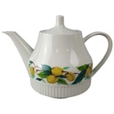 Teekanne 1,05 L Villeroy & Boch Salzburg Obstdekor Weiß gebraucht - defekt