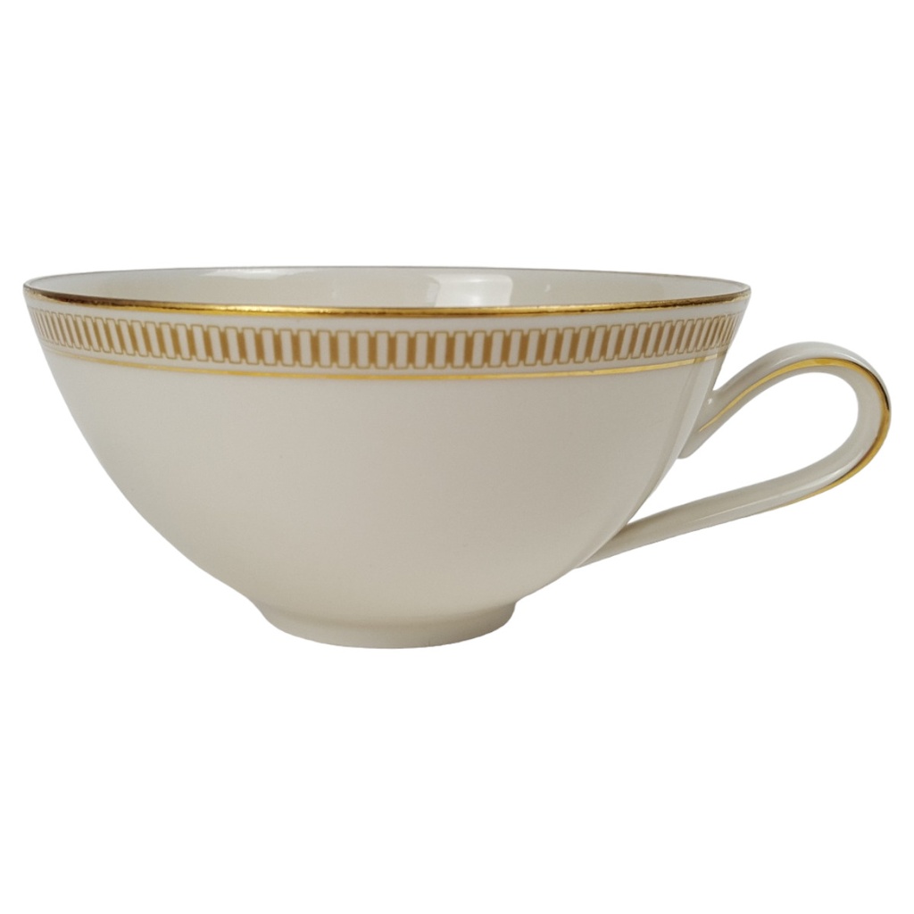 Teetasse Teetassen Goldrand Hutschenreuther Golddekor Elfenbein gebraucht - gut