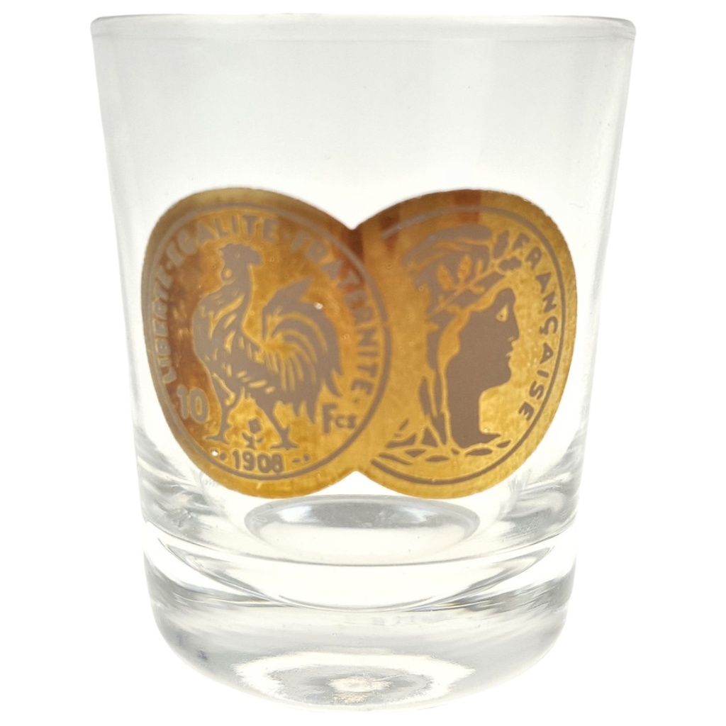 Schnapsglas Pinnchen Liberte-Egalite-Fraternite