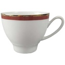 Kaffeetasse Tasse Seltmann Weiden Vohenstrauß rot gold Rand gebraucht - gut