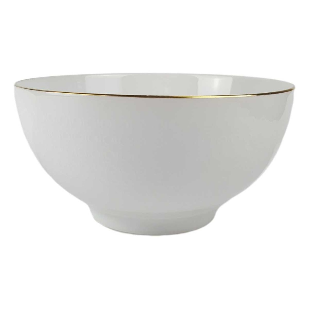 [458166561] Schüssel Goldrand 1,7 L 20 cm AK Kaiser Porzellan Form 40 Reliefdekor gebraucht - gut