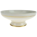 Schale Dessertschale Goldrand 13,7 cm Thomas Porzellan Ivory Elfenbein Beige gebraucht - gut