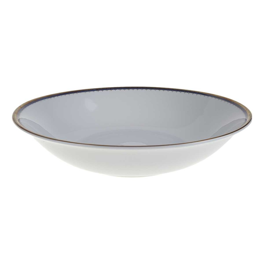 [458167199] Schüssel Goldrand 23,6 cm PMR Jaeger & Co Bavaria Blau Gold gebraucht - gut