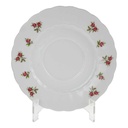 Untertasse 15,2 cm Eschenbach Moosrose Blumen gebraucht - gut