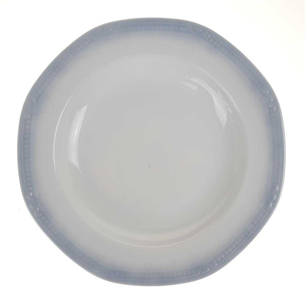 [458168408] Suppenteller 22,5 cm Mitterteich Form 2040 Sissi Blau gebraucht - gut