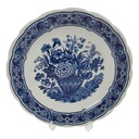 Wandteller Royal Sphinx Maastricht Delfts Blumendekor Blumen gebraucht - gut