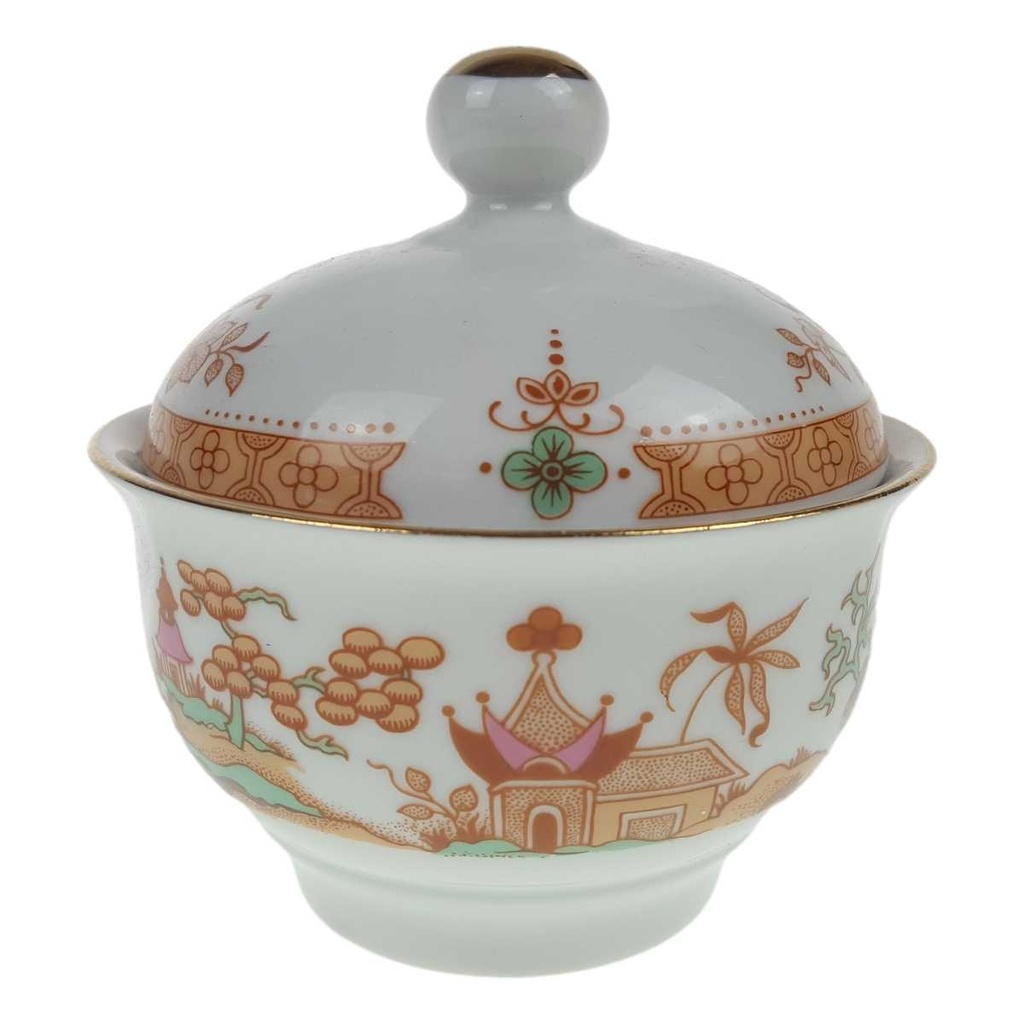 [458168650] Zuckerdose Graf von Henneberg Dekor Japan