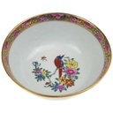 Schale Golddekor 11,5 cm Chinesisches Porzellan Blumen gebraucht - gut