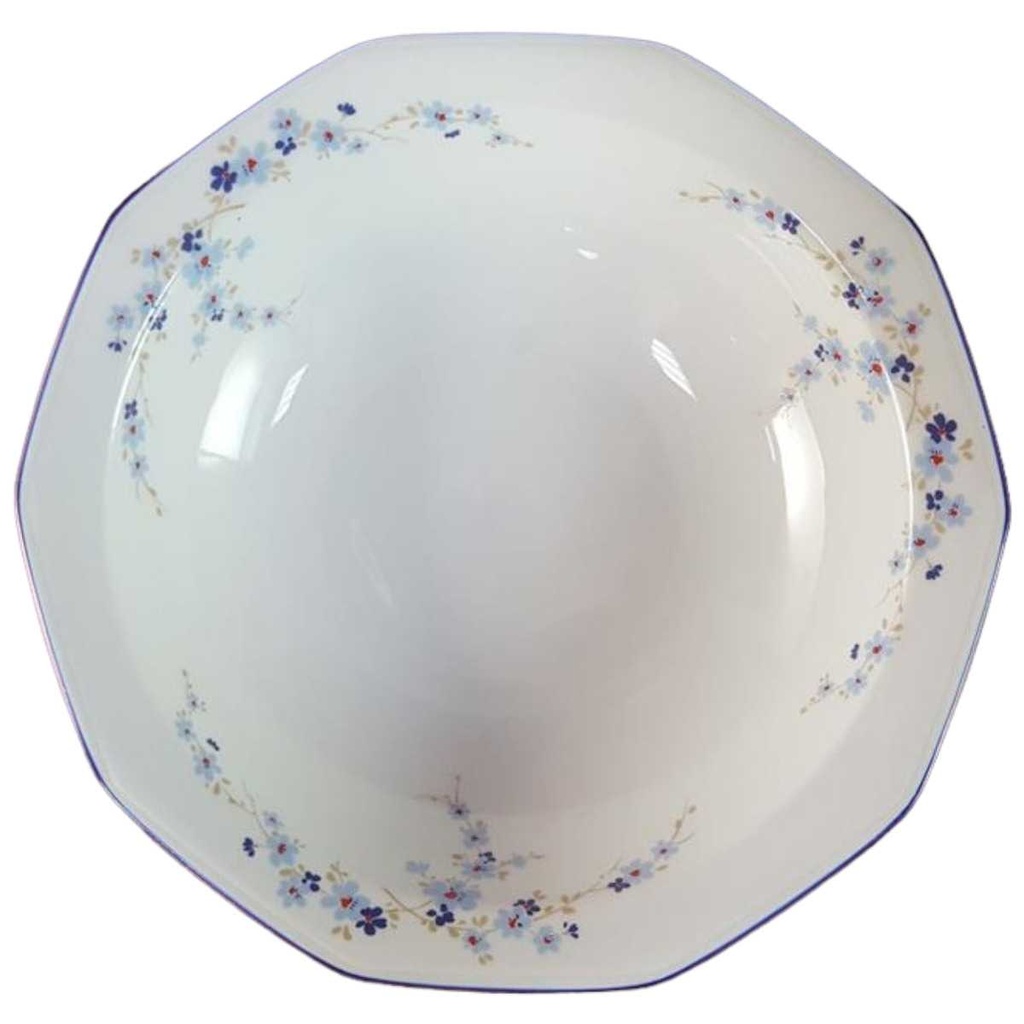 Schüssel 24 cm Winterling Marktleuthen Blumendekor Blau Blumen gebraucht - akzeptabel
