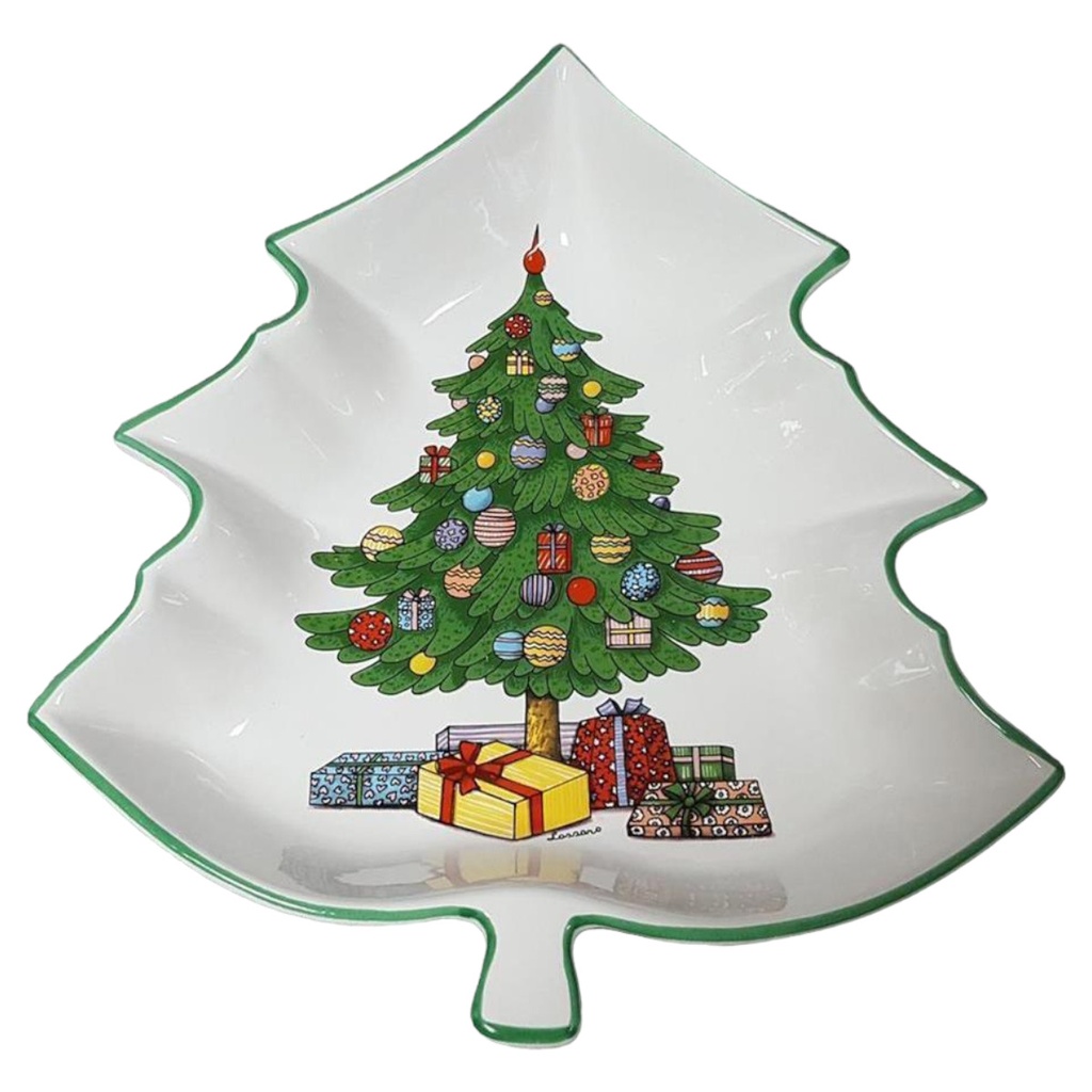 Tannenbaumschale Tannenbaumform Weihnachtsbaum 32x28,5 cm