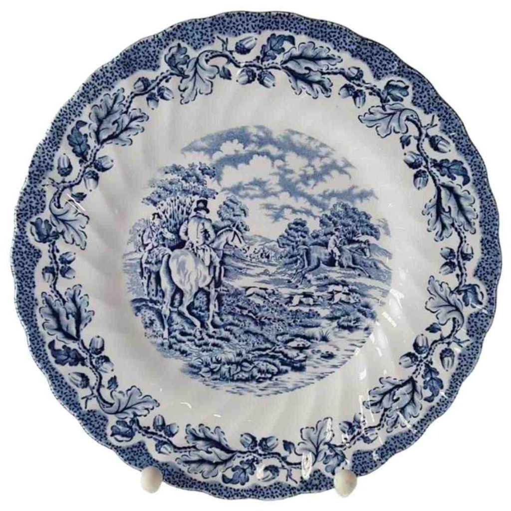 Kuchenteller Dessertteller Frühstücksteller 20,1 cm Myott Country Life Blau gebraucht - gut