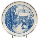 Hutschenreuther Porzellan Wandteller D 19,8 cm Wintermotiv 5
