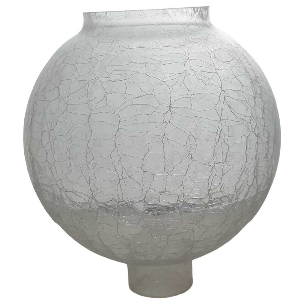 Craqueleglas Ersatzglas Ersatzgläser Lampenschirm Glaskugel Anklemmschirm