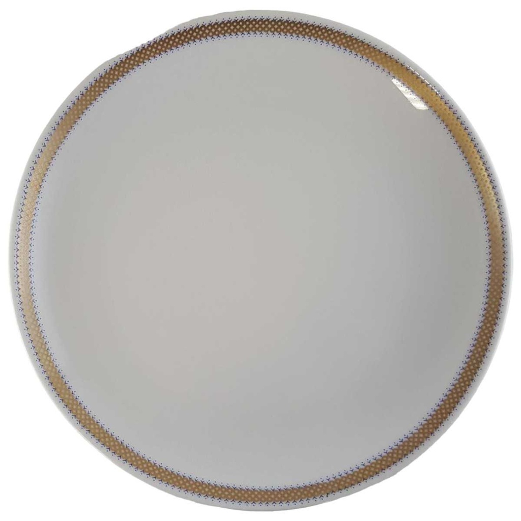 Kuchenteller Dessertteller Frühstücksteller Goldrand 18,7 cm Eschenbach Alte Formen mit blau gebraucht - sehr gut