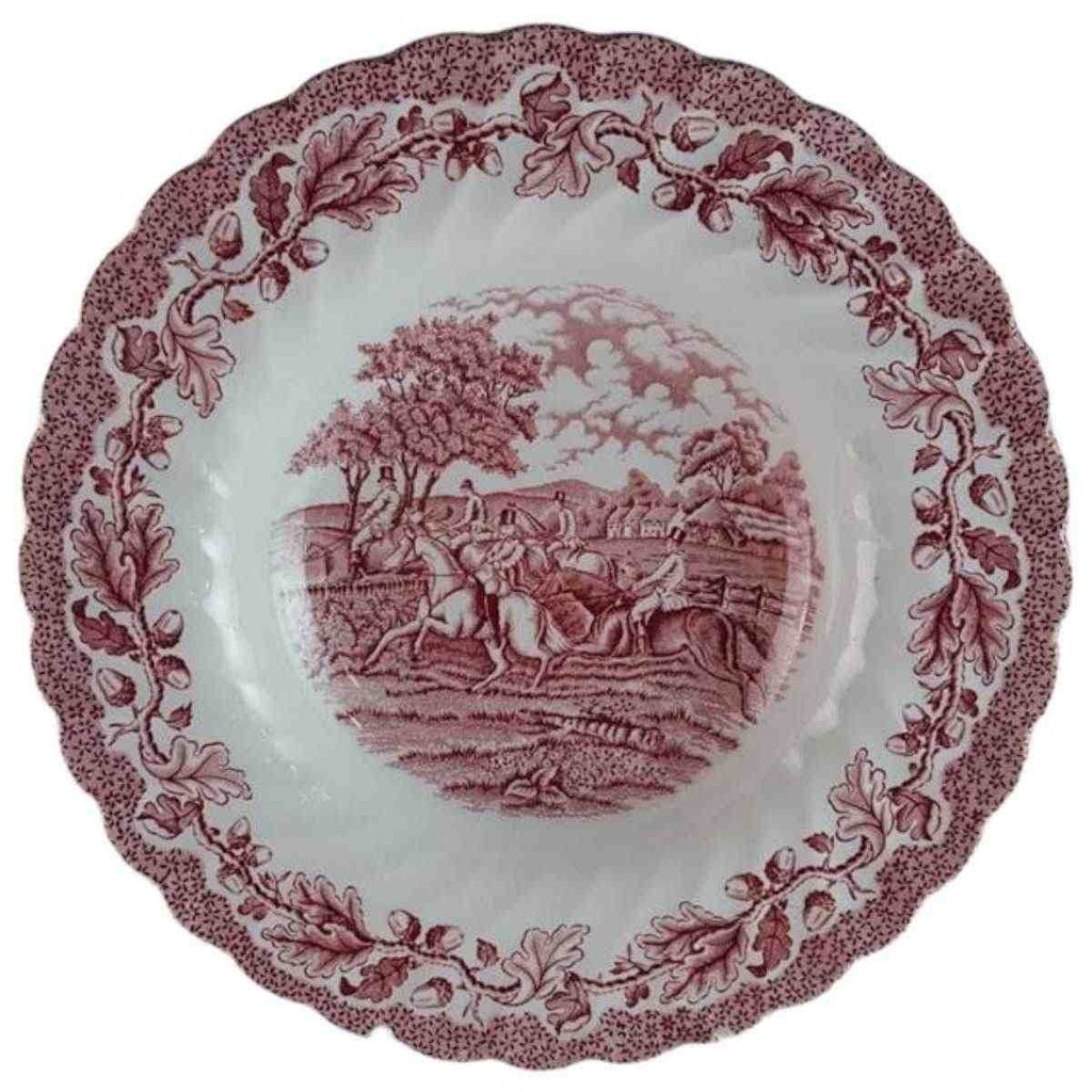 Suppenteller 22 cm Myott Country Life Rot gebraucht - gut