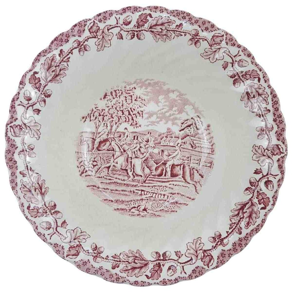 Schüssel 21,4 cm Myott Country Life Rot gebraucht - akzeptabel